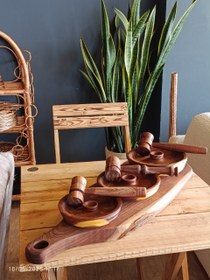 تصویر گردو شکن چوبی 