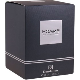 تصویر ادوپرفیوم مردانه دندلیون مدل Homme حجم 100 میلی لیتر عطر مردانه