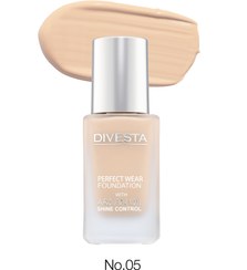 تصویر کرم پودر فول کاور دیوستا شماره 5 divesta super balanced make up