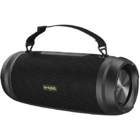 تصویر اسپیکر بلوتوثی قابل حمل برند دبلیوکینگ مدل D3 pro به همراه میکرفن W-king D3 pro Wireless Speaker