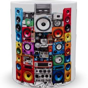 تصویر ماگ با طرح Pure Techno Soundsystem Vintage Audio 