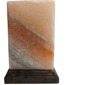 تصویر آباژور سنگ نمک صورتی مکعبی | آرامش و زیبایی در دکوراسیون 