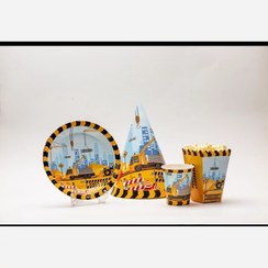 تصویر پک 10نفره تم تولد جرثقیل (پس کرایه) 