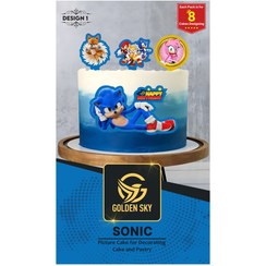 تصویر تاپر کیک سونیک 
