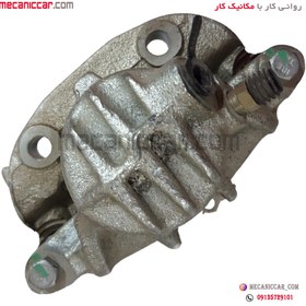 تصویر کالیپر (سیلندر) ترمز چرخ جلو abs چپ بدون لنت پژو ۴۰۵ و پارس Brake parts