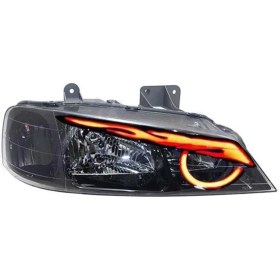 تصویر چراغ جلو پارس طرح انگری آتشی peugeot pars headlight fire design