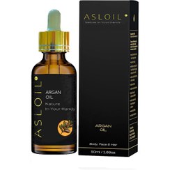 تصویر روغن آرگان اصل اویل 50 میلی لیتر خالص محصول اسپانیا- ASLOIL ASLOIL- ARGAN OIL