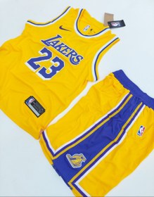 تصویر ست بسکتبالی لیکرز Lakers jersy set