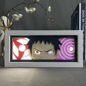 تصویر تابلو لایت باکس انیمه ای اوبیتو نارتو | Naruto Obito Light Box 