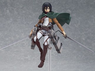 تصویر اکشن فیگور میکاسا اتک ان تایتان فیگما مدل Mikasa Attack On Titan Figma Mikasa Attack On Titan Figma