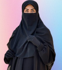 تصویر پوشیه یک لایه ساده 