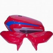 تصویر باک موتورسیکلت تیزرو یدک پارس کد MF2000237 به همراه قاب بغل 