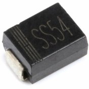 تصویر دیود شاتکی SS54 پکیج SMA 