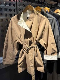 تصویر بارانی یقه نارنگ 