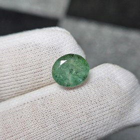 تصویر نگین سنگ طبیعی زمرد معدنی زامبیا کد 36481 