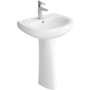 تصویر روشویی با پایه چینی کورد مدل کاملیا 45 و 55 - 55 / درجه 1 CAMELIA wash basin morvarid