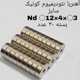 تصویر آهن ربا مدل AA12-4-3 کد 1286 بسته 30 عددی 