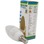 تصویر لامپ ال ای دی 7 وات تک تاب مدل شمعی مهتابی 