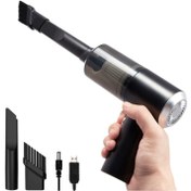 تصویر جارو و جت فن شارژی مخصوص ماشین و منقل 