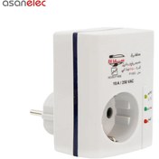 تصویر محافظ برق یخچال فریزر سارا مدل P156S ارت دار ۱ عدد 