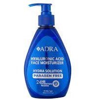 تصویر کرم آبرسان آدرا پمپی حاوی هیالورونیک اسید ADRA HYDRA BOOST HYALURONIC ACID FACE MOISTURISER