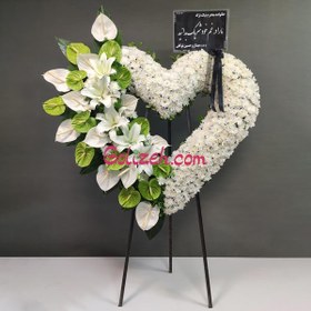 تصویر تاج گل قلبی 