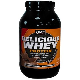 تصویر دلیشس وی 1 کیلو گرمی کیو ان تی - شکلات بلژیکی Delicious Whey