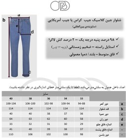 تصویر شلوار کلاسیک جیب کراس (جیب آمریکایی) Classic cross pocket pants (American pocket), Men's Jean