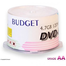 تصویر دی وی دی خام 16x بسته 50 عددی باجت Raw DVD 16x package of 50 budgets