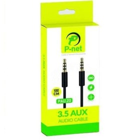 تصویر کابل Aux پی نت مدل PAU.20 طول 1 متر 