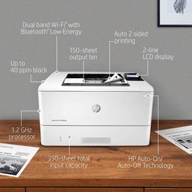 تصویر پرینتر لیزری اچ پی مدل M404dw ا HP LaserJet Pro M404dw Printer HP LaserJet Pro M404dw Printer