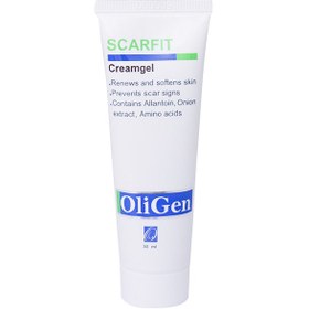 تصویر ژل کرم بازسازی کننده پوست اُلی ژن حجم 30 میل Oligen Scarfit Cream Gel 30ml