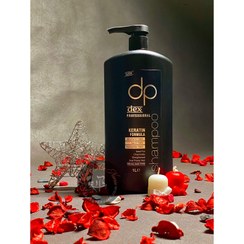 تصویر شامپو کراتین دکس مدل بدون نمک و پاربن مشکی حجم ۱۰۰۰ میلی لیتر Keratin Dex shampoo without salt and paraben, black 1000 ml