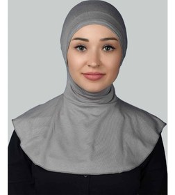 تصویر روسری زنانه آل‌توبه با یقه گردنی کاربردی - بونی ورزشی - خاکستری برند altobeh Al-Tobeh Women's Hijab Practical Neck Collar Hijab - Sports Bonnet - Gray