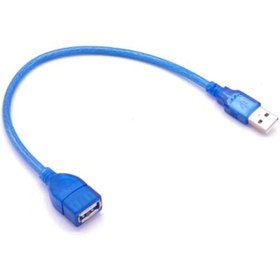 تصویر کابل افزایش طول 30 سانتی USB 2.0 30cm USB 2.0 extension cable