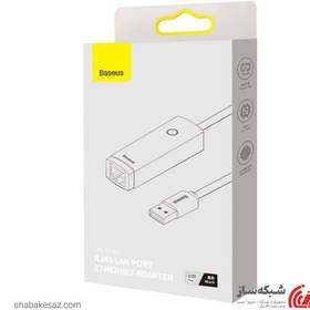 تصویر تبدیل LAN به USB باسئوس مدل WKQX000002 Adapter Baseus WKQX000002