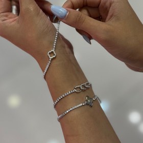 تصویر دستبند تنیسی ظریف 