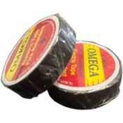 تصویر نوار چسب برق Omega 14yd 15mm - مشکی Omega Electrical Tape 14yd 15mm
