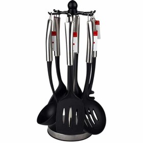 تصویر ست کفگیر و ملاقه یونیک 7 پارچه دسته استیل UN-1155 