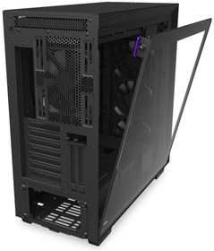 تصویر کیس کامپیوتر ان زی ایکس تی مدل H710i Matte Black/Red NZXT H710i Matte Black/Red Computer Case