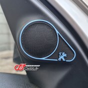 تصویر برچسب قاب تیوتر پژو ۲۰۶ و ۲۰۷ طرح لوگو جدید 