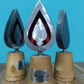 تصویر تندیس چوب و فلز کد 1024 