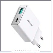 تصویر شارژر دو پورت 20 وات جویروم JOYROOM JR-TCF14 20W Super Slim Charger 