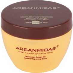 تصویر ماسک موی آرگان میداس مخصوص موهای فر حجم ۳۰۰ میلی‌لیتر 