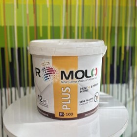 تصویر رنگ نیم پلاستیک 12 کیلو رومولو مدل P100 