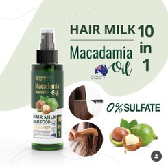 تصویر شیر مو دیلمون مدل Macadamia Hair Milk 10 in 1 حجم 150 میلی لیتر 