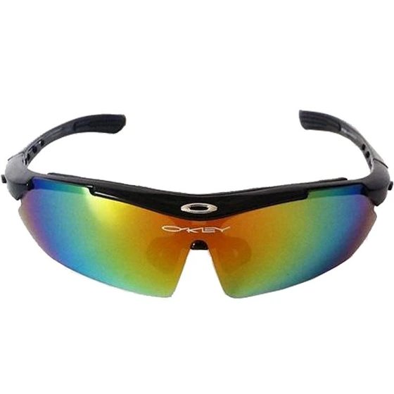 خرید و قیمت عینک کوهنوردی اوکلی اصلی مدل 5 لنز ( پلاریزه ) ا Oakley