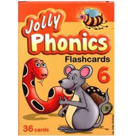 تصویر فلش کارت jolly phonics 6 