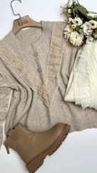 تصویر بافت آستین گیپور کد 038071 