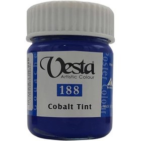 تصویر گواش آبی کاربنی وستا مدل Cobalt tint 